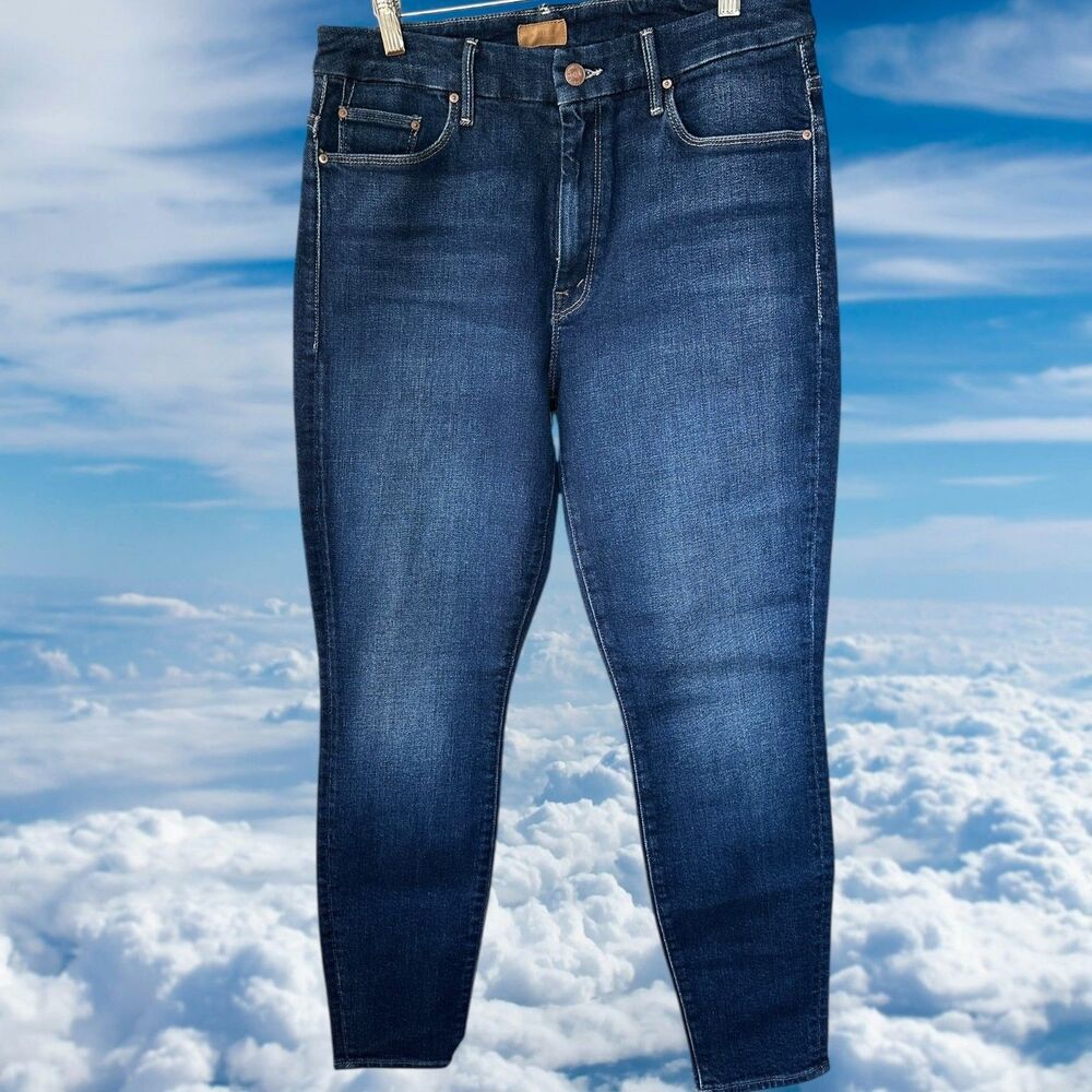 MOTHER Size 32 High Waisted Looker Ankle Jeans These Boots Are Made For Walking